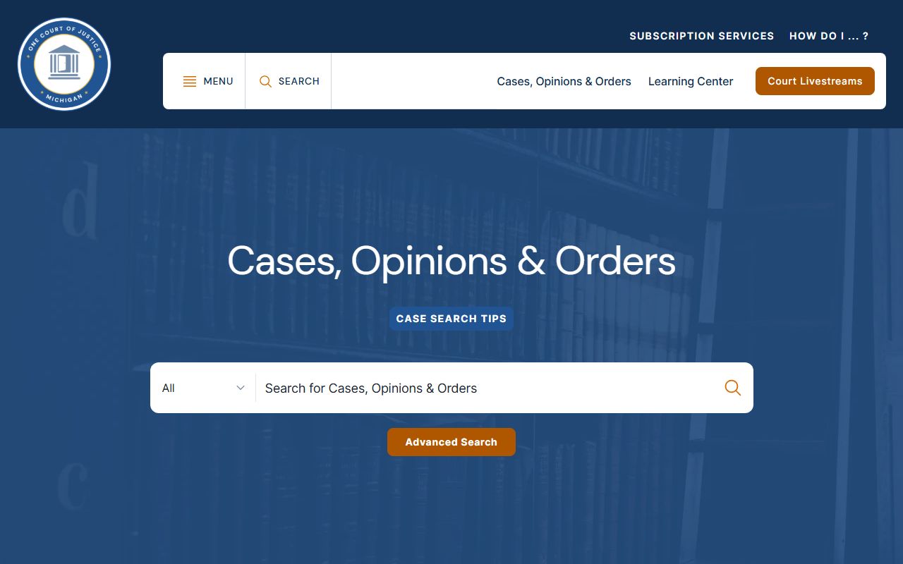 Michigan appellate case search for Monroe County court records on appeal